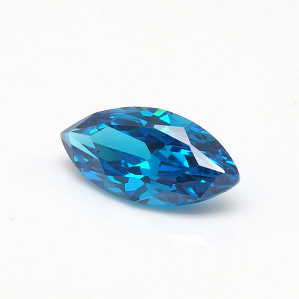 aquamarine color marquise cubic zirconia stones