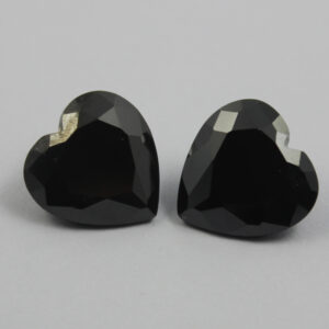heart cubic zirconia black wholesale price