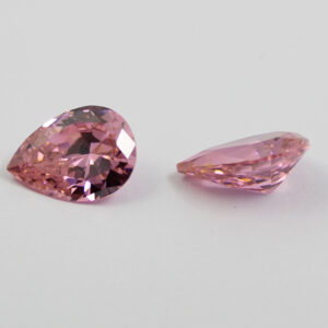 pink pear cubic zirconia stones China supplier