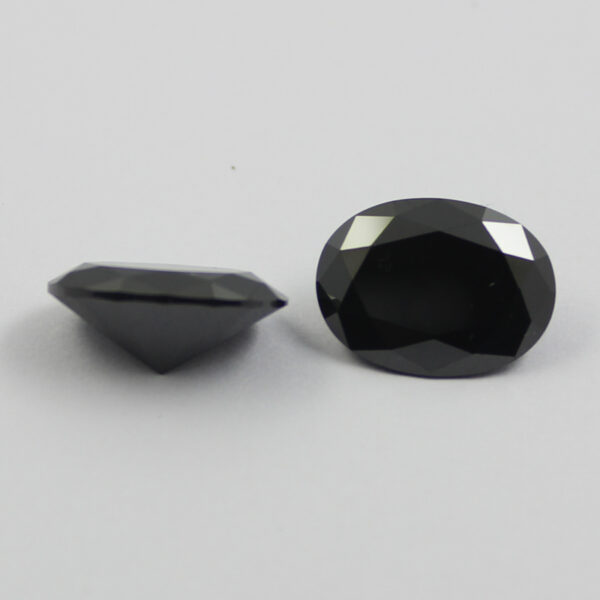 oval cubic zirconia black manufacturer