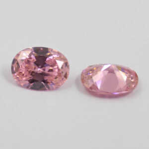 oval cubic zirconia pink manufacturer