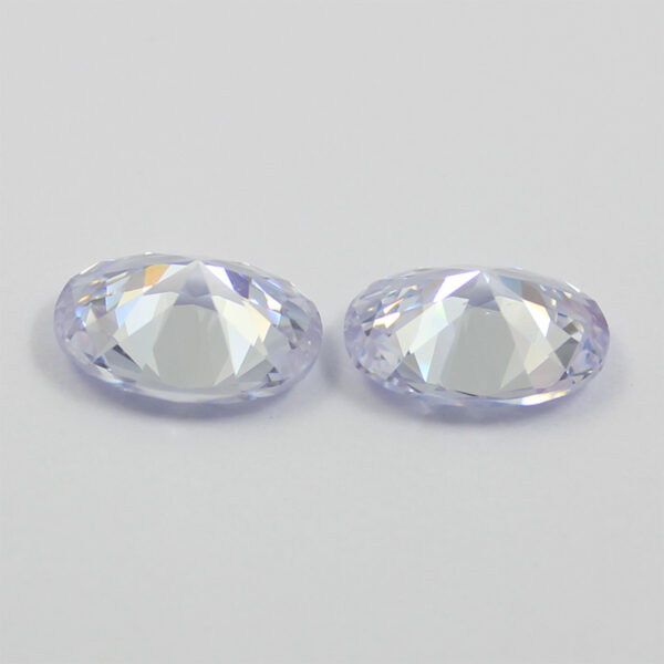 oval cubic zirconia white manufacturer