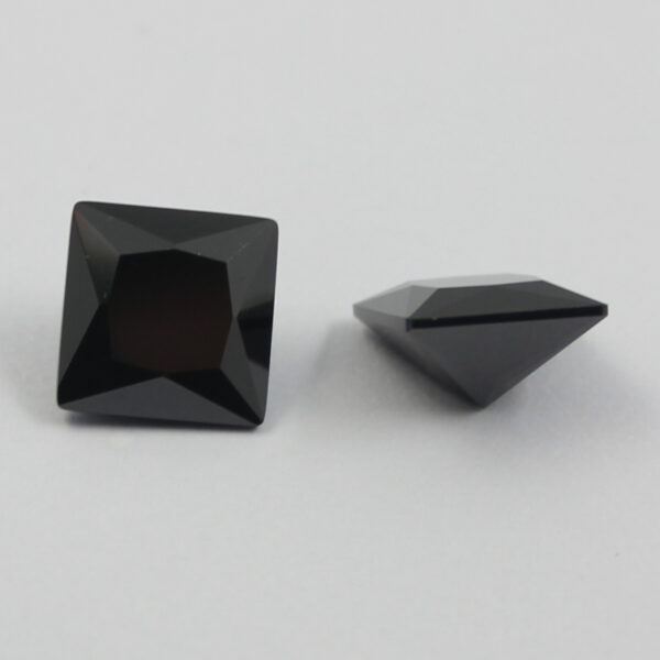 square cubic zirconia black manufacturer