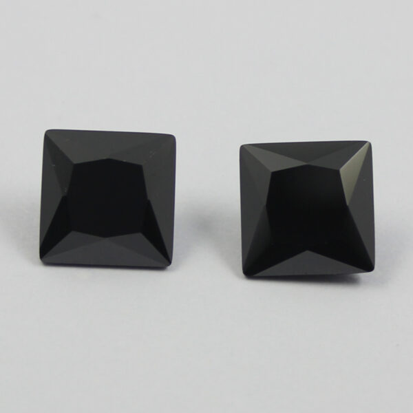 square cubic zirconia black wholesale price