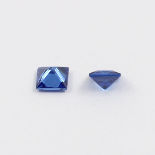 square cubic zirconia blue supplier
