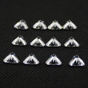 triangle cubic zirconia white manufacturer