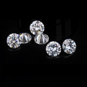 round cut white moissanite China manufacturer