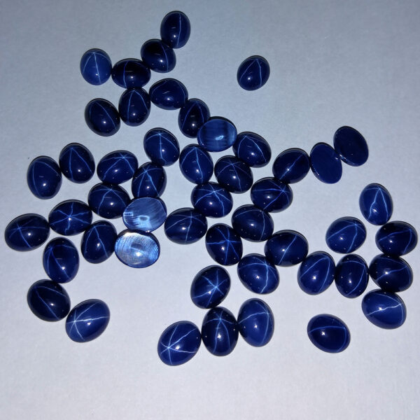 lab created oval star blue sapphire manufacturer