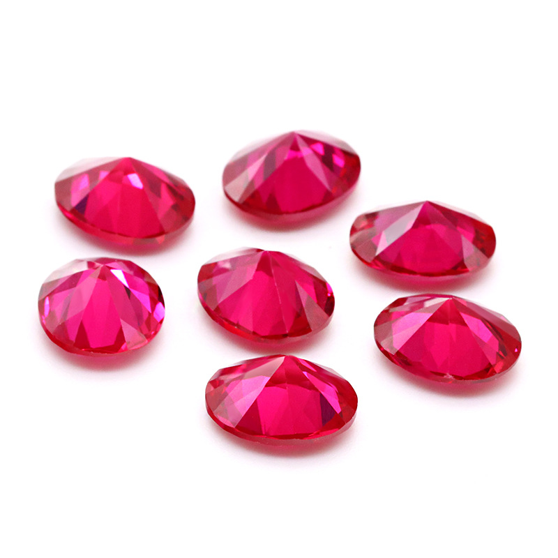 synthetic ruby#5 oval manufacturer
