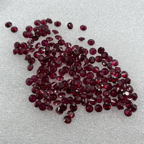 synthetic ruby#8 round China