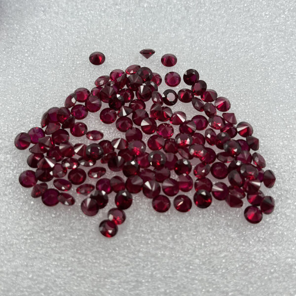 synthetic ruby#8 round wholesale price