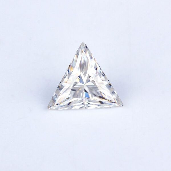 triangle cut white moissanite China
