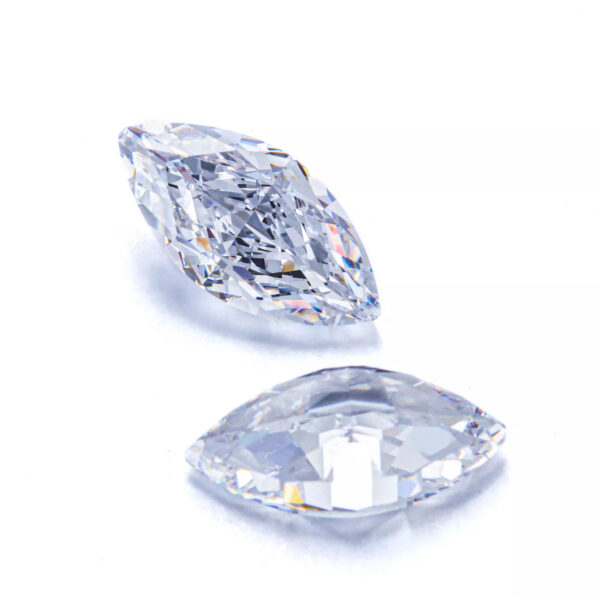 white crushed ice marquise cut cubic zirconia supplier