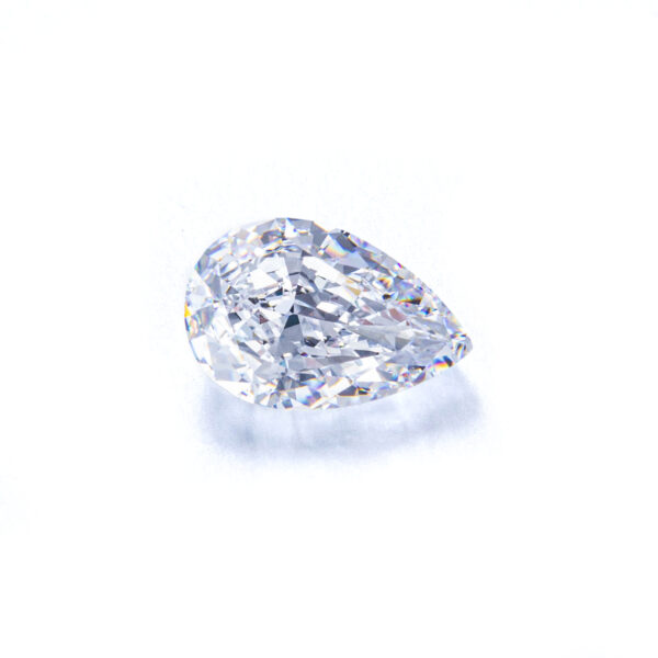 white crushed ice pear cut cubic zirconia China