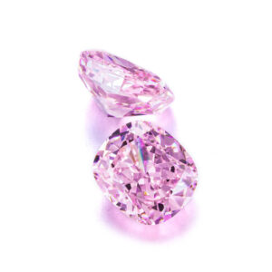 pink crushed ice rectangle cushion cut cubic zirconia manufacturer