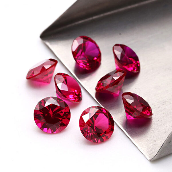 synthetic ruby#5 round wholesale price