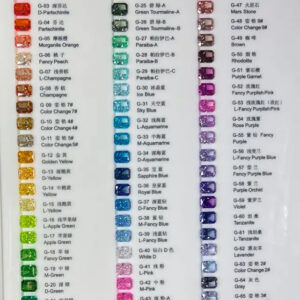 The Colors Chart CZ for Crushed Ice Cutting Supplier