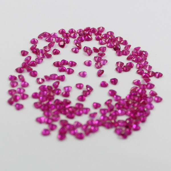 synthetic ruby#5 heart manufacturer