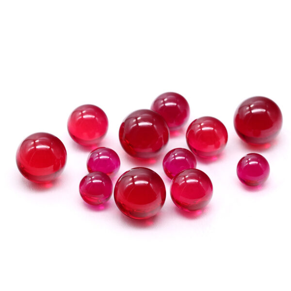 synthetic ruby#5 beads wholesale price