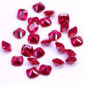 synthetic ruby#5 cushion cut wholesale price