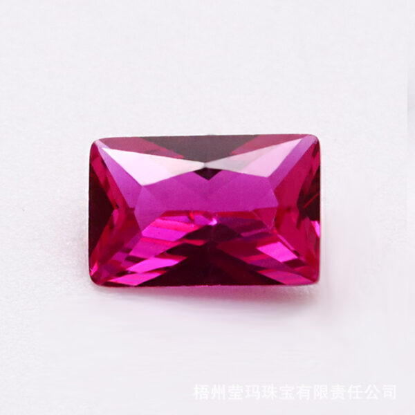 synthetic ruby#5 rectangle princess cut China