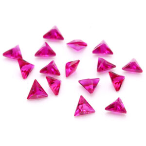 synthetic ruby#5 triangle cut wholesale price