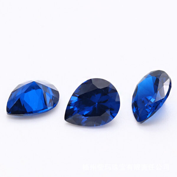 pear synthetic blue spinel #113 whoelsale price