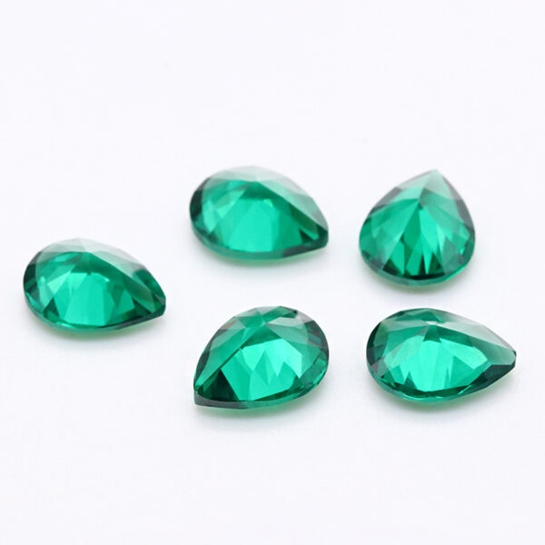 Green Color Pear Nano Gems