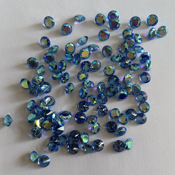 Blue Cubic Zirconia Aurora Borealis Color China supplier