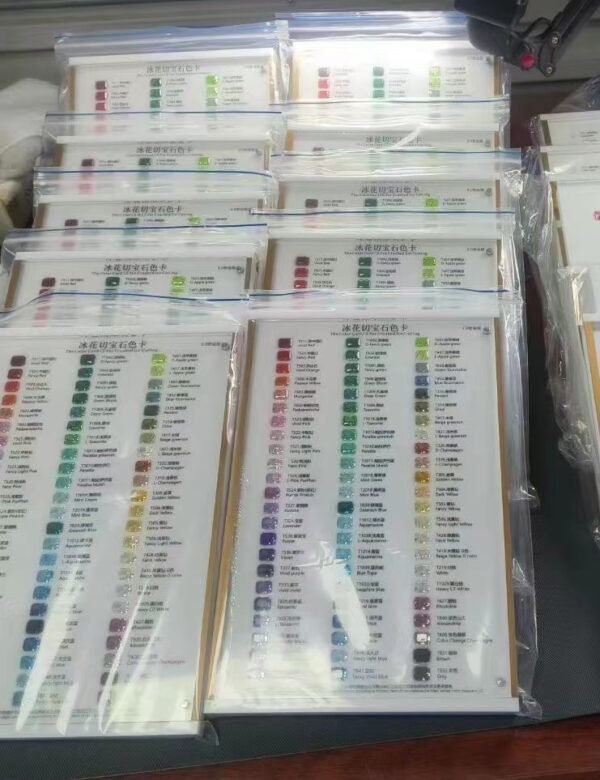 CZ color chart Cubic Zirconia