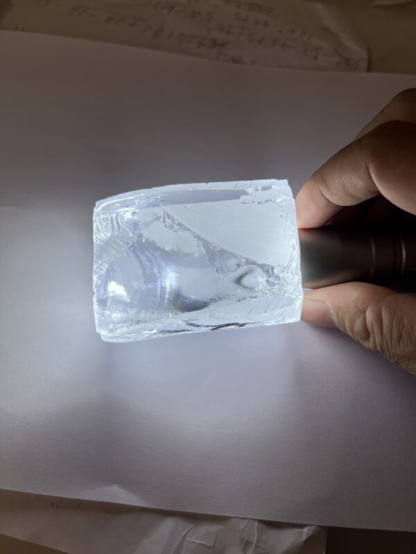 0.61KG white/clear CZ rough - Image 2