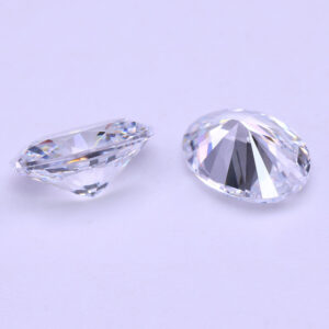 5A Clear White CZ Oval