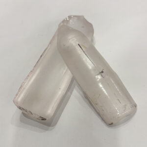 synthetic white sapphire rough